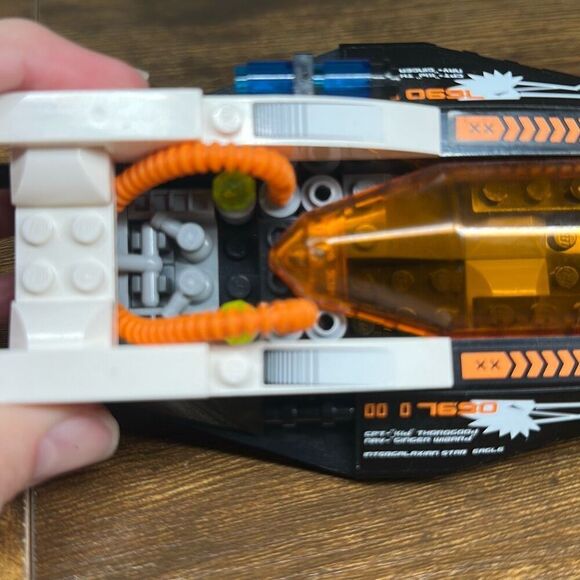 Lego Mars Mission Set 7690 Spaceship Fighter Part Pieces Incomplete - Picture 7 of 8